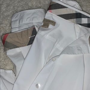 burberry collared shirt